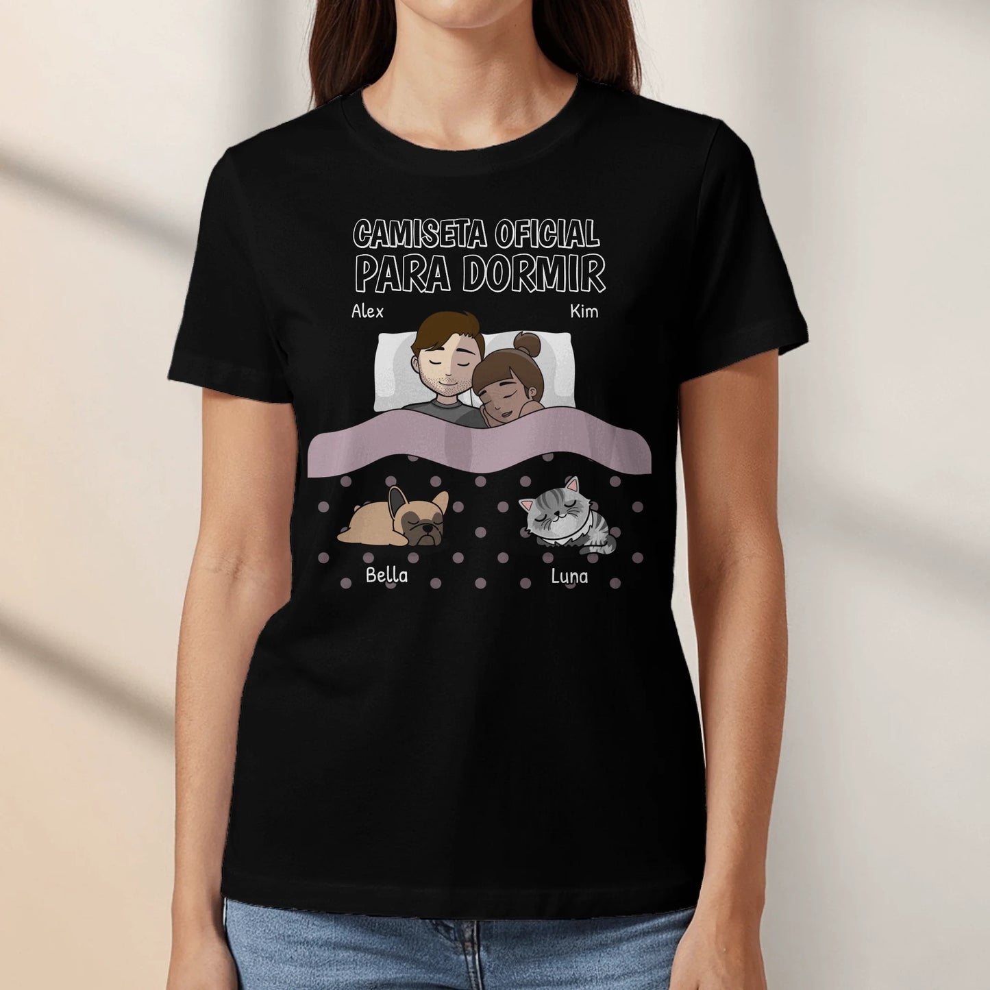 Hora de mimos con los peluditos - Camiseta personalizada