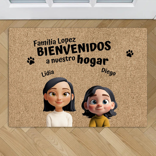 Nuestro hogar - Felpudo personalizado