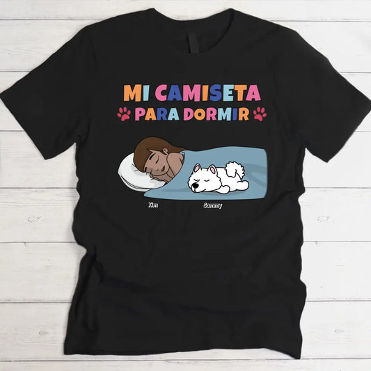 Mi camiseta para dormir - Camiseta personalizada