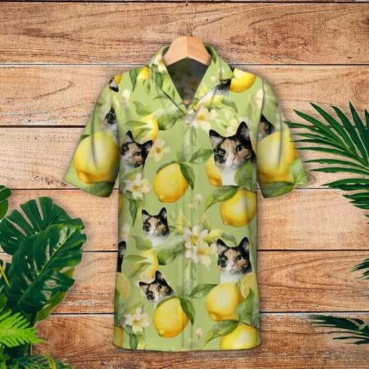 Limones de verano - Camisa hawaiana personalizada