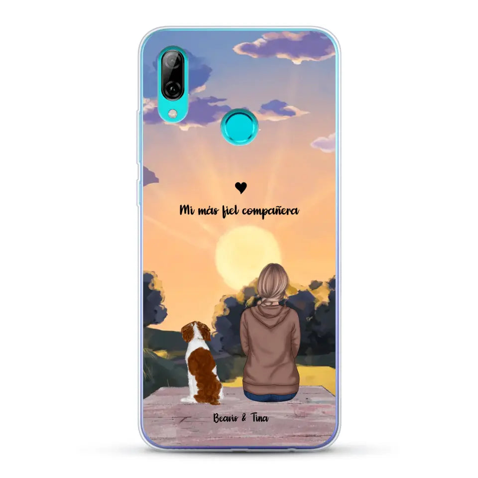 Las estaciones con mi peludito - Funda personalizada