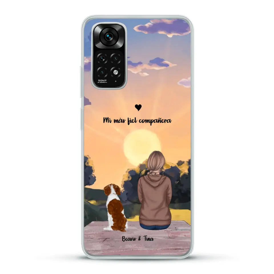 Las estaciones con mi peludito - Funda personalizada