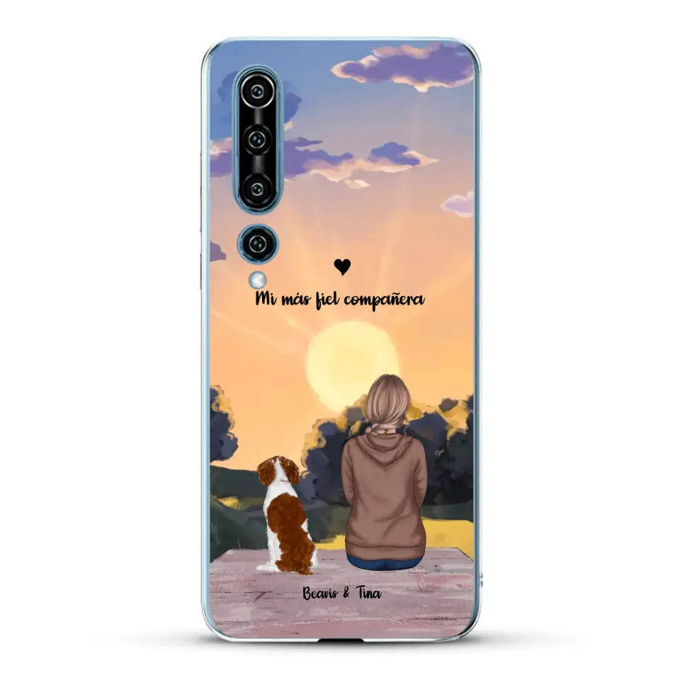 Las estaciones con mi peludito - Funda personalizada