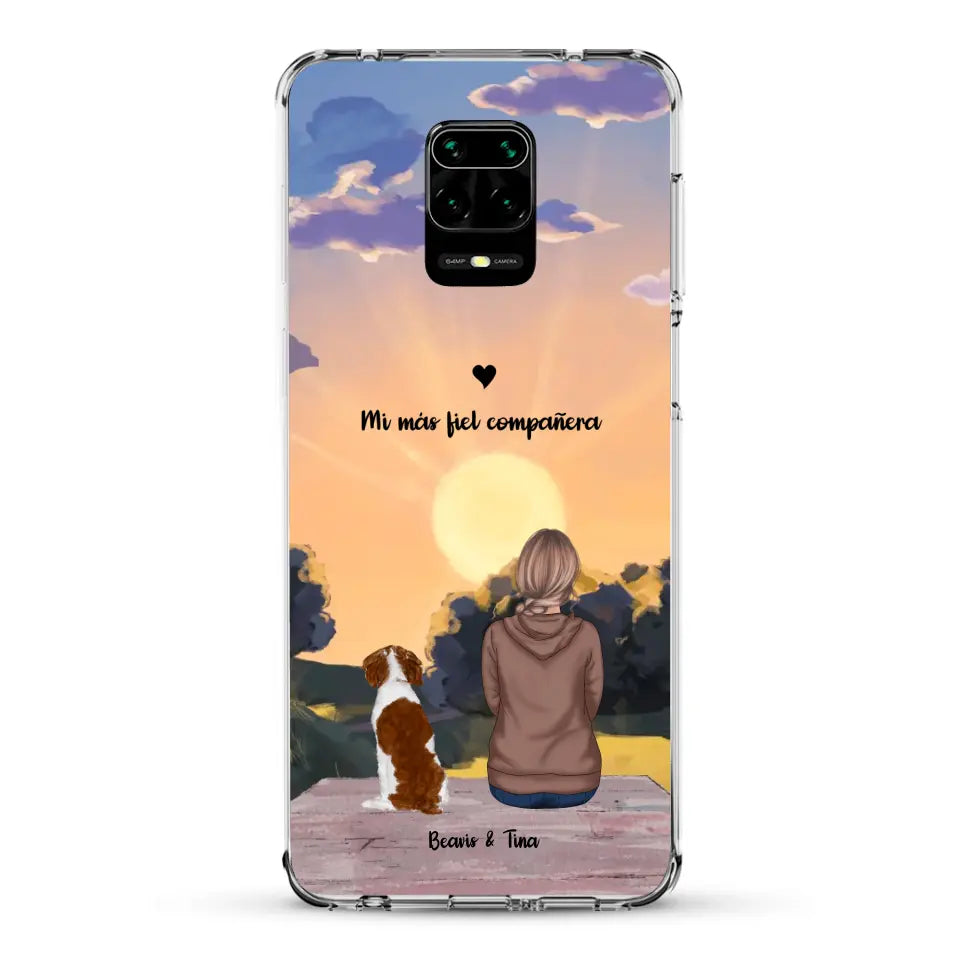Las estaciones con mi peludito - Funda personalizada