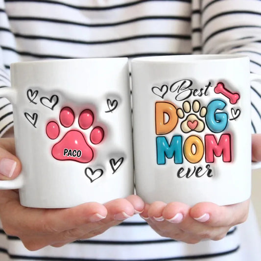 Mejores pelupadres (efecto 3D) - Taza personalizada