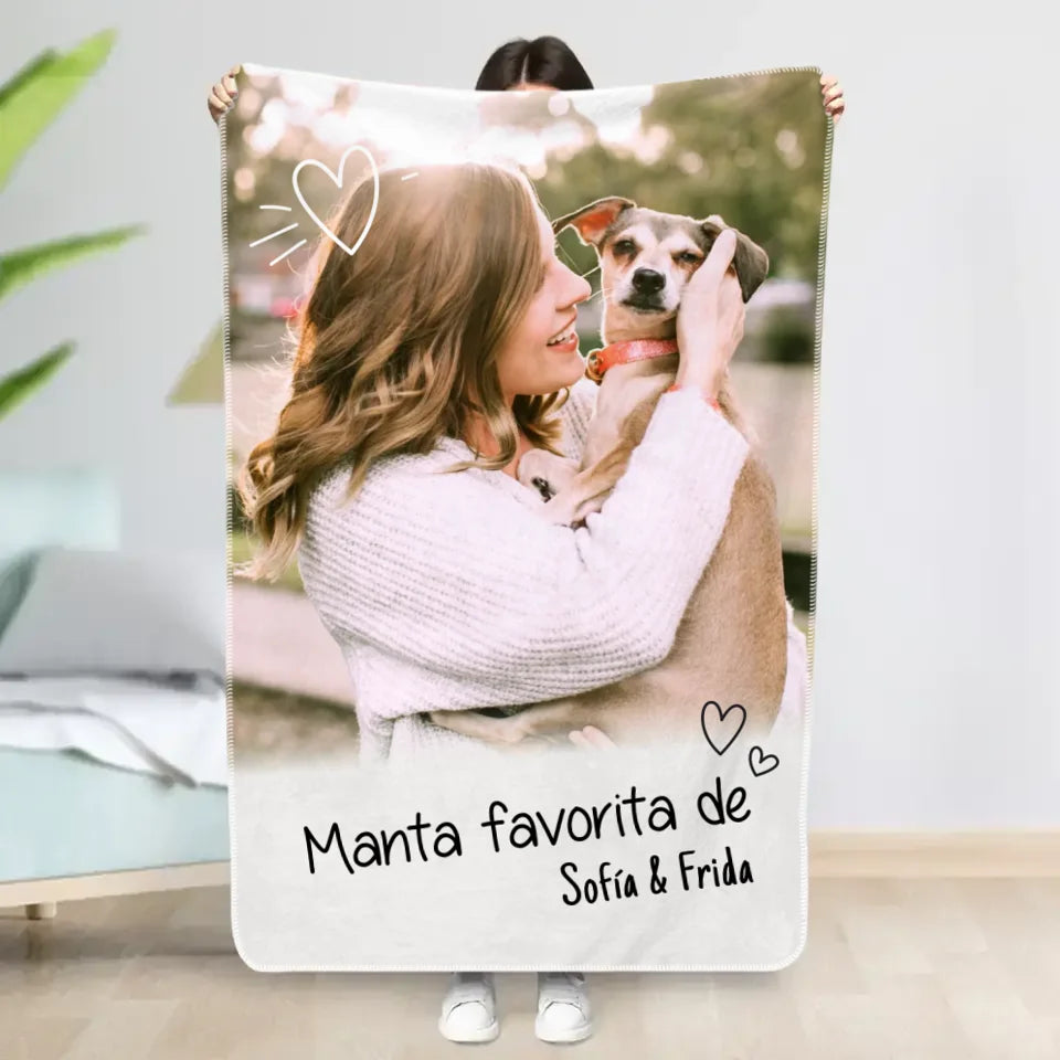 Manta favorita - Manta personalizada