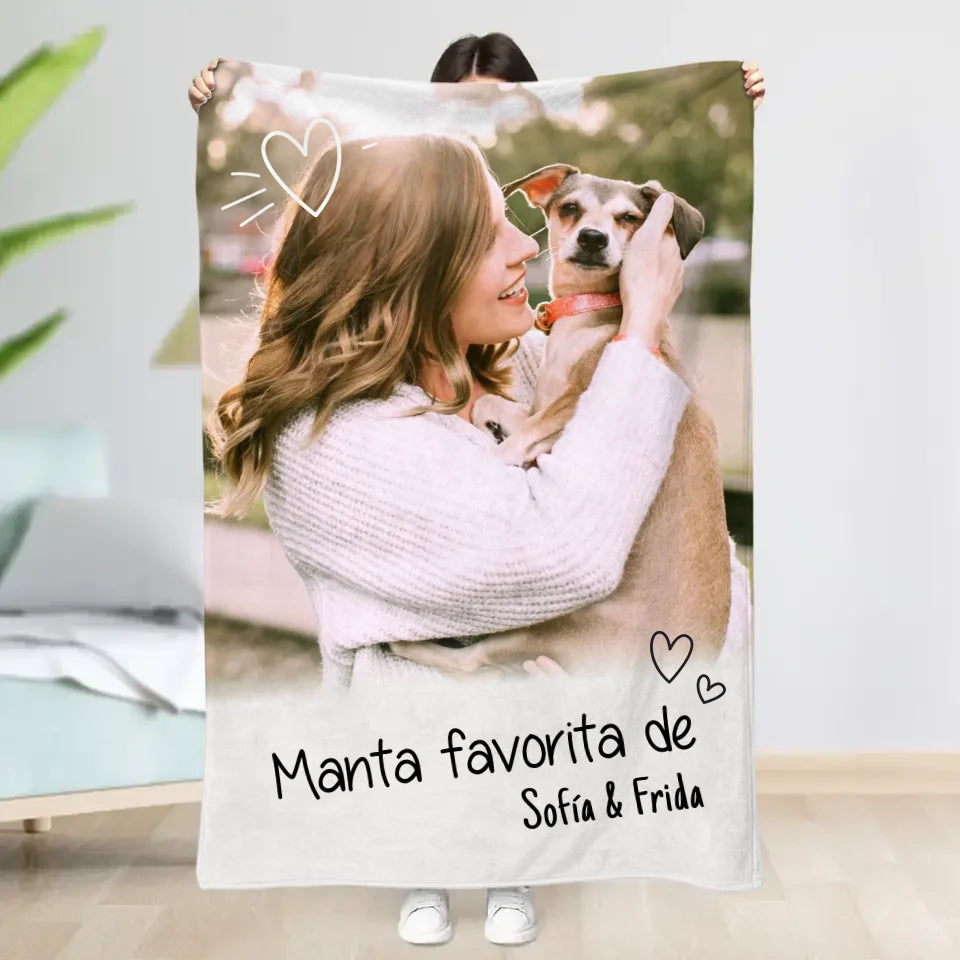 Manta favorita - Manta personalizada