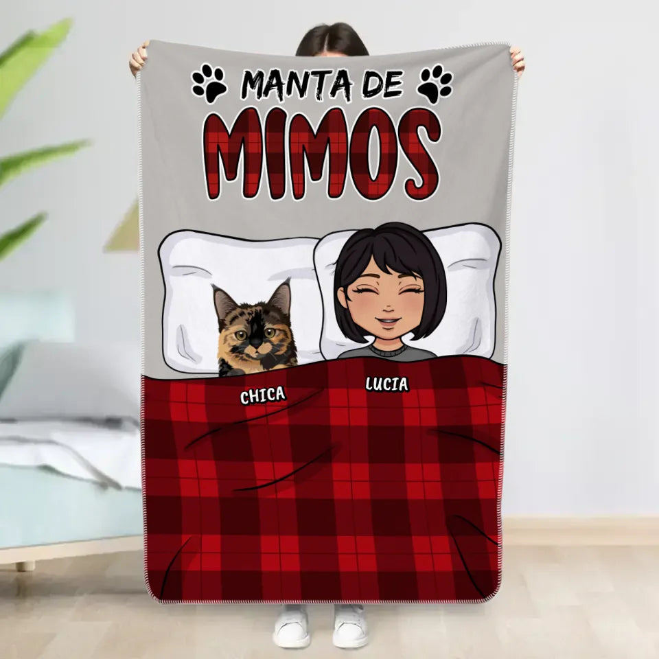 Manta de mimos - Manta personalizada