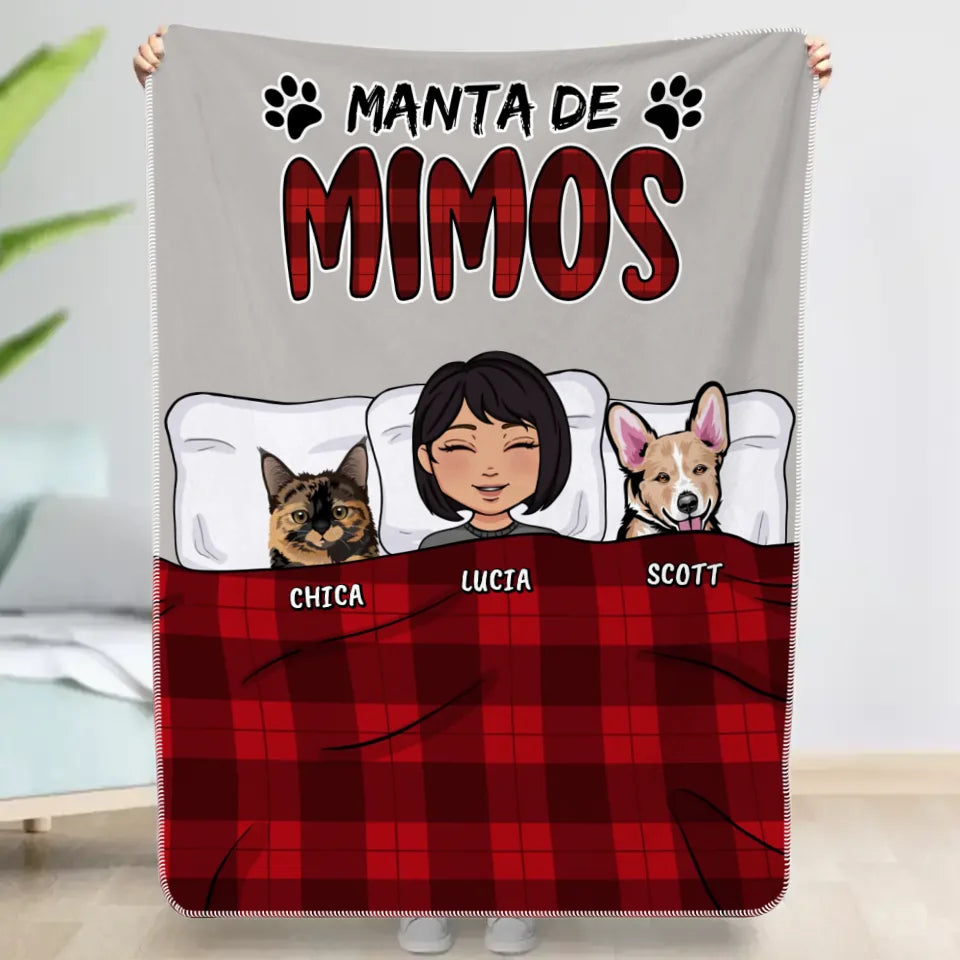 Manta de mimos - Manta personalizada