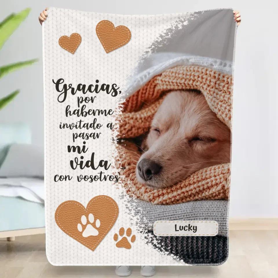 Gracias - Manta personalizada