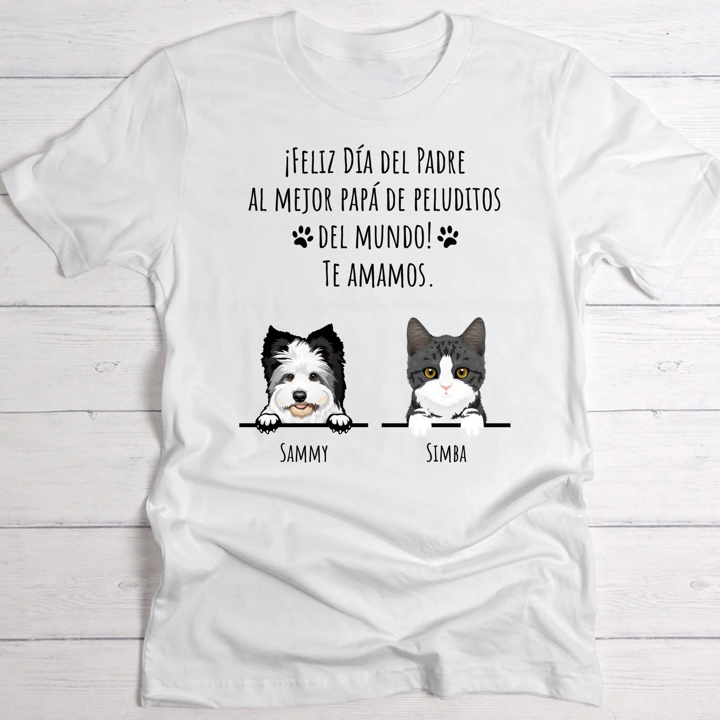 Feliz Día del Padre - Camiseta personalizada