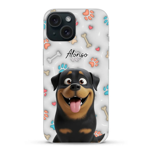 Mis patitas preferidas (Efecto 3D) - Funda personalizada