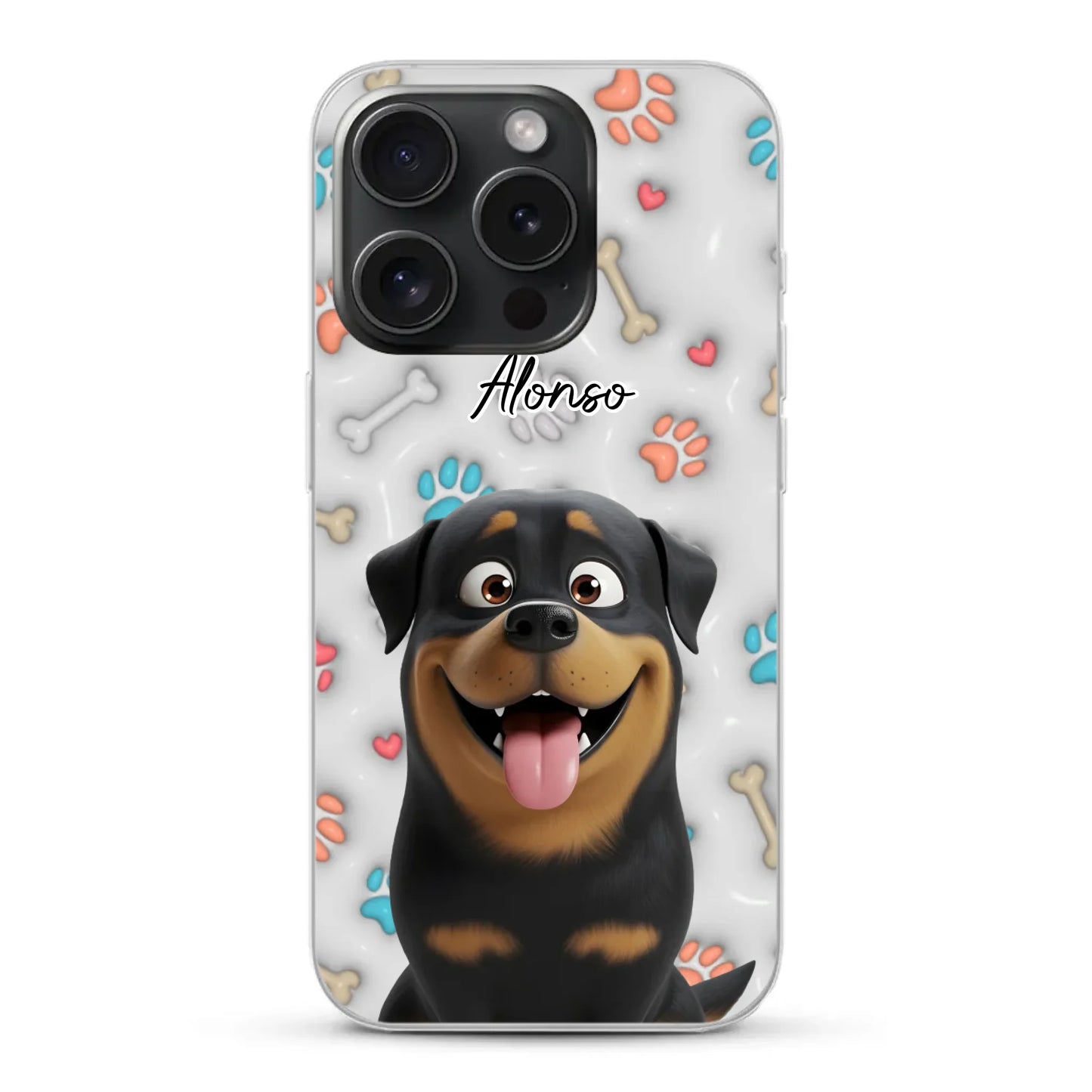Mis patitas preferidas (Efecto 3D) - Funda personalizada
