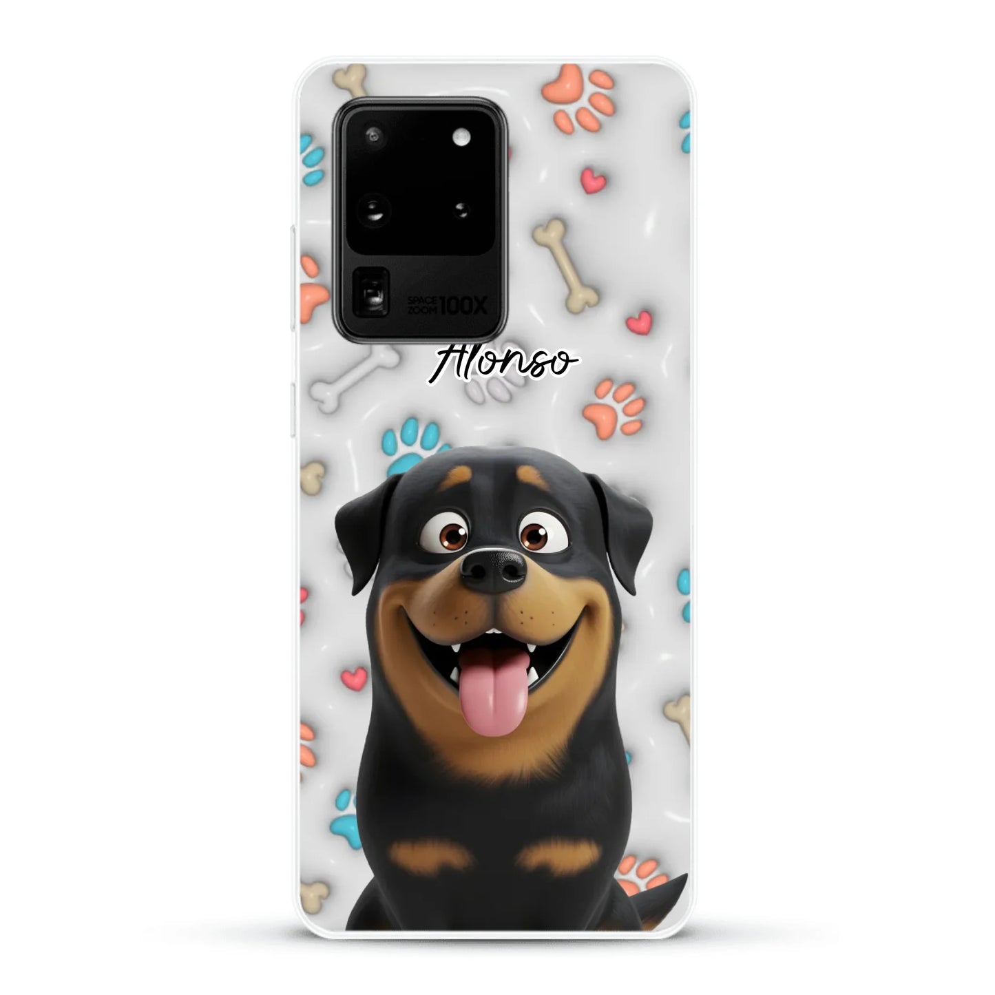 Mis patitas preferidas (Efecto 3D) - Funda personalizada
