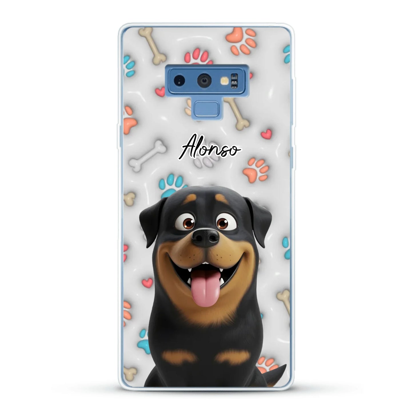 Mis patitas preferidas (Efecto 3D) - Funda personalizada