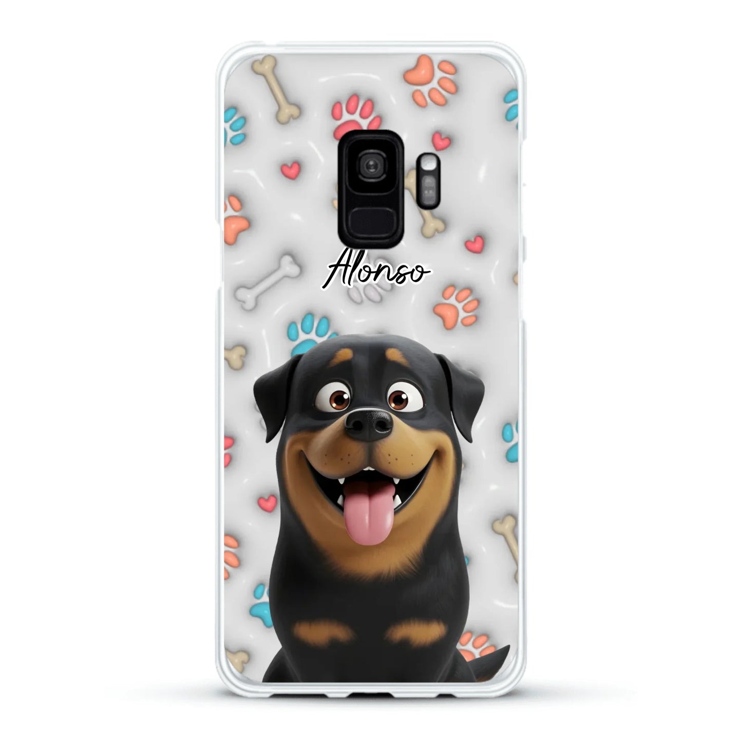 Mis patitas preferidas (Efecto 3D) - Funda personalizada