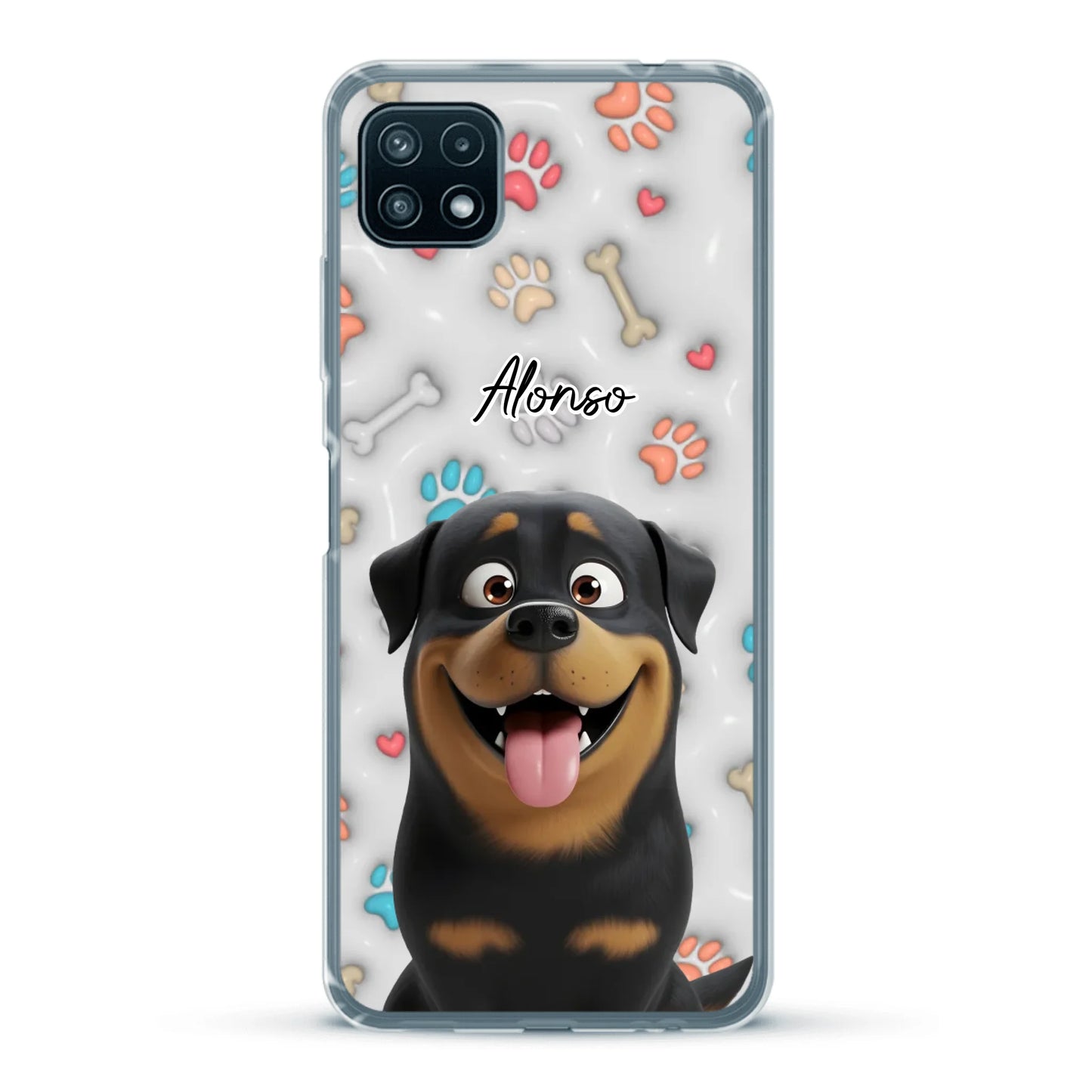 Mis patitas preferidas (Efecto 3D) - Funda personalizada