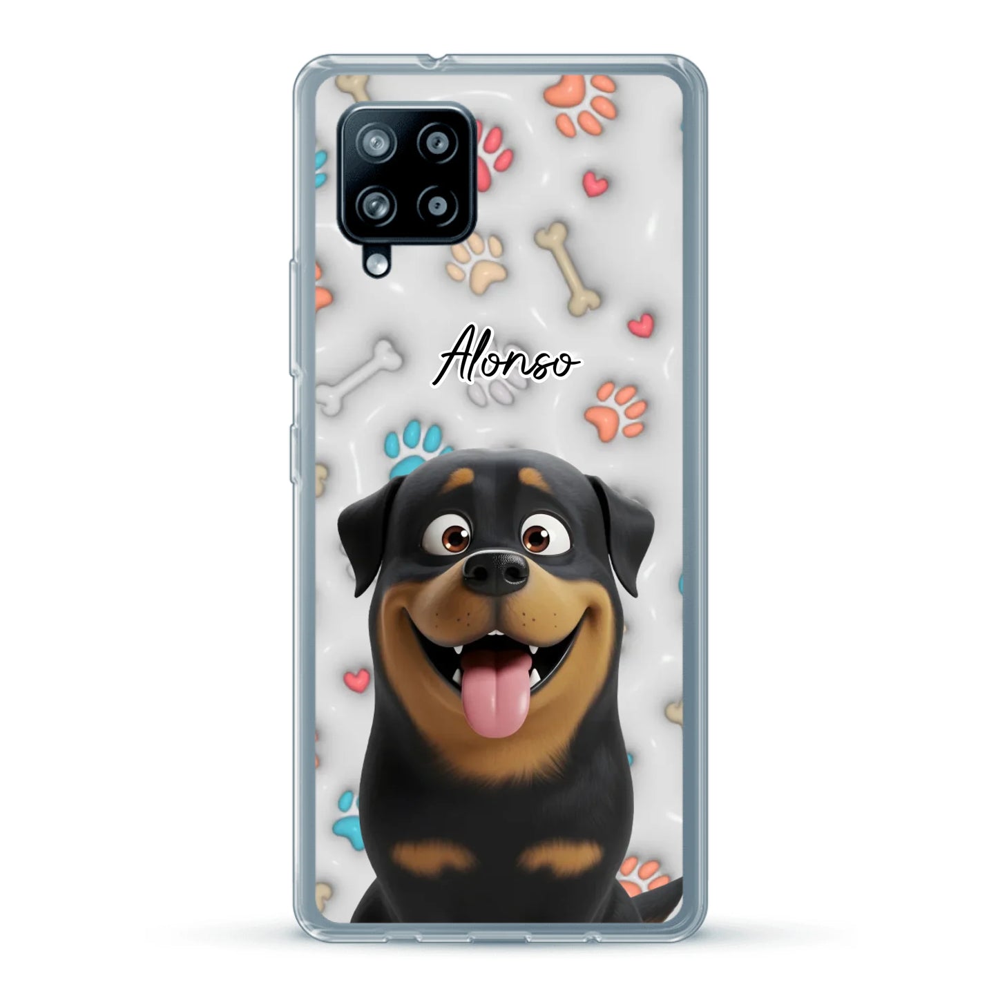 Mis patitas preferidas (Efecto 3D) - Funda personalizada