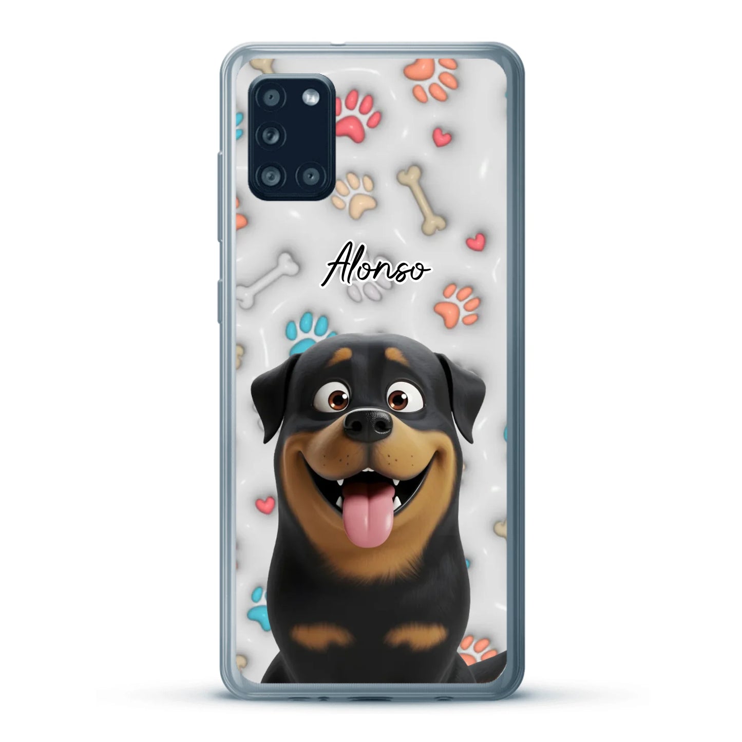 Mis patitas preferidas (Efecto 3D) - Funda personalizada