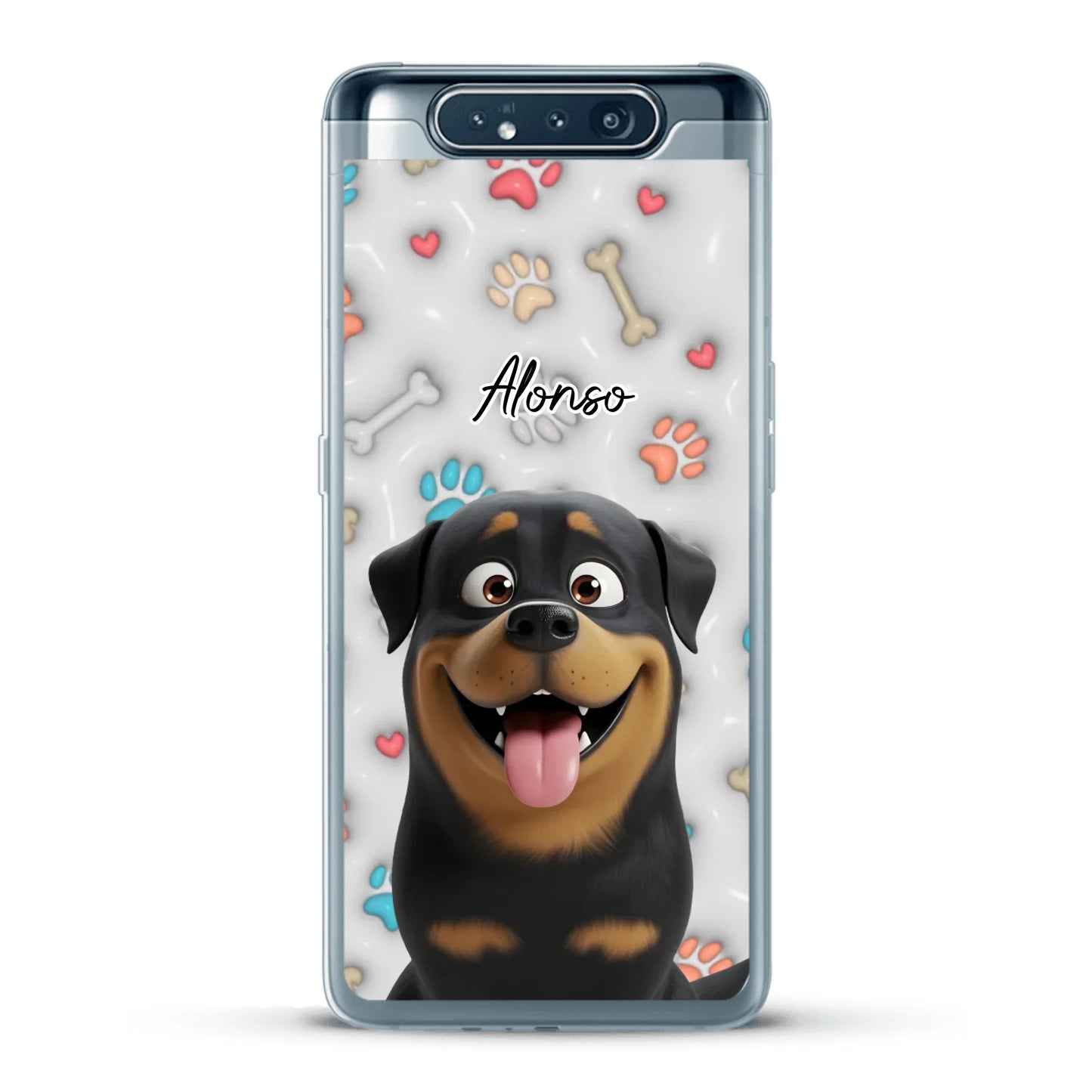 Mis patitas preferidas (Efecto 3D) - Funda personalizada