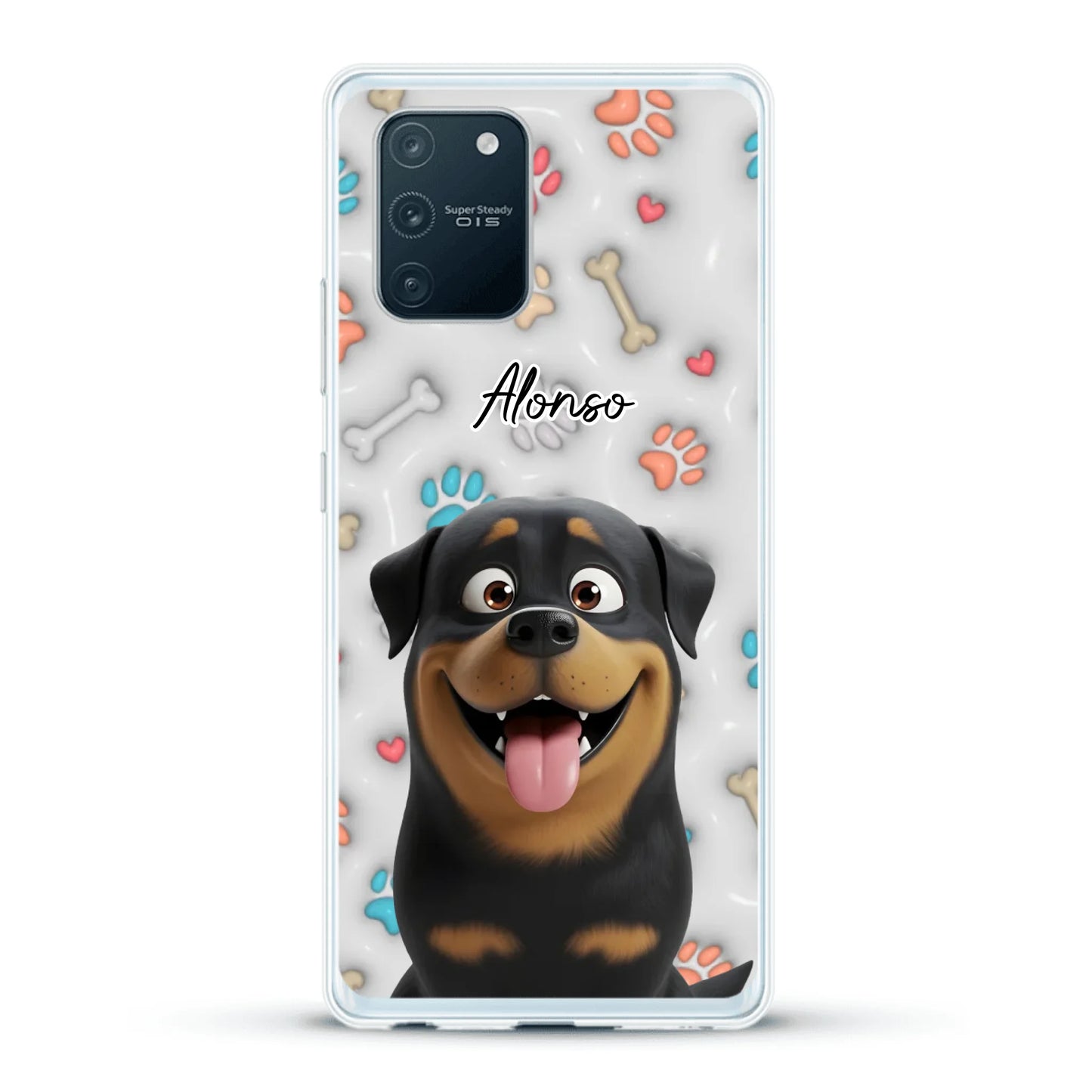 Mis patitas preferidas (Efecto 3D) - Funda personalizada