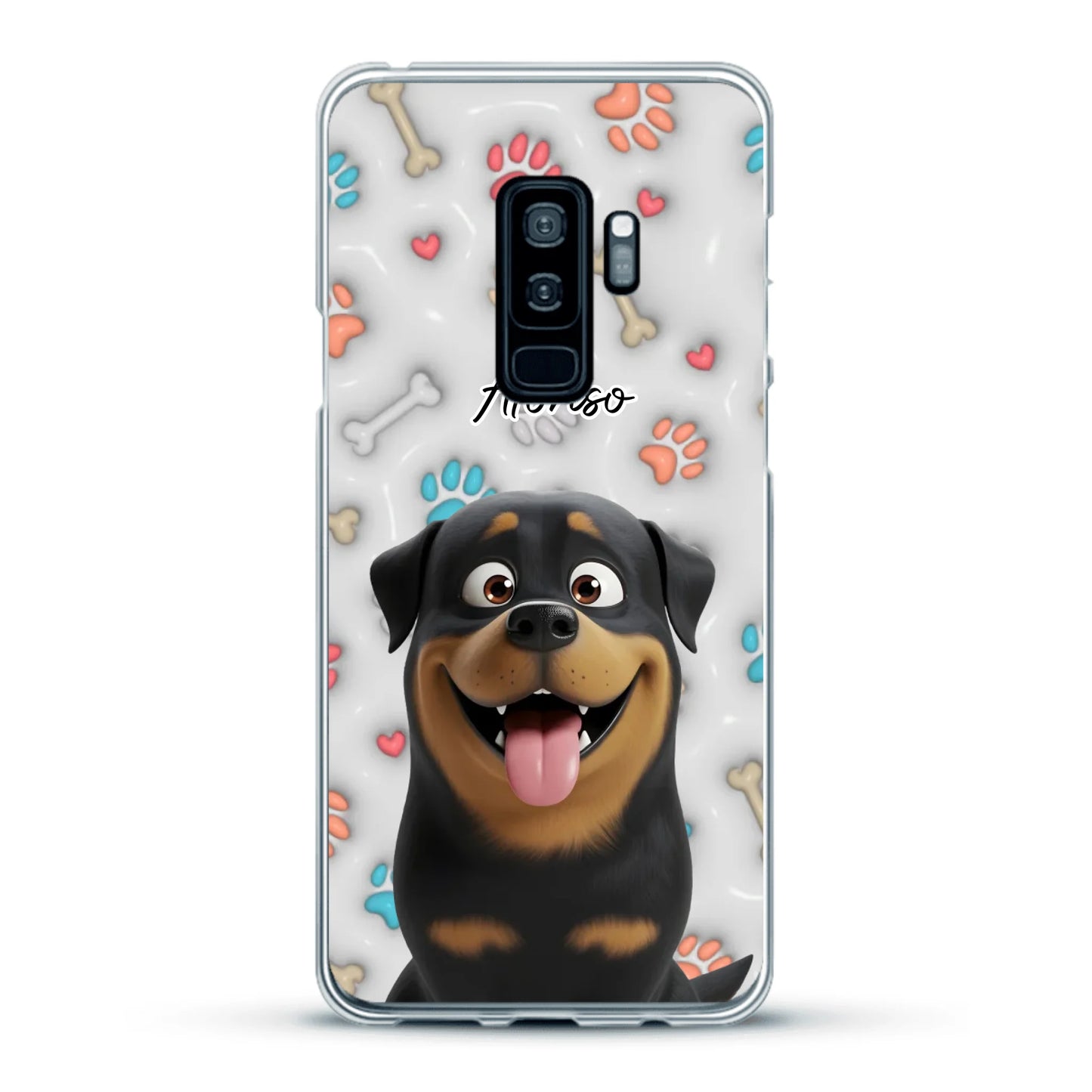 Mis patitas preferidas (Efecto 3D) - Funda personalizada