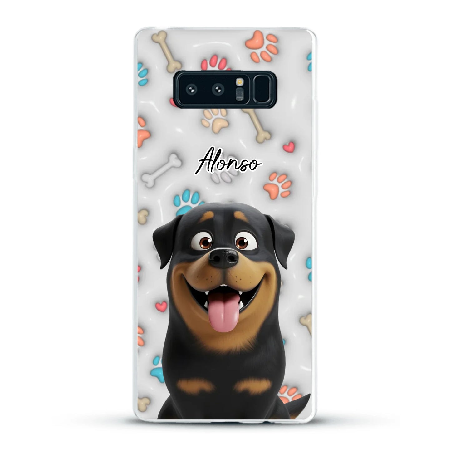 Mis patitas preferidas (Efecto 3D) - Funda personalizada