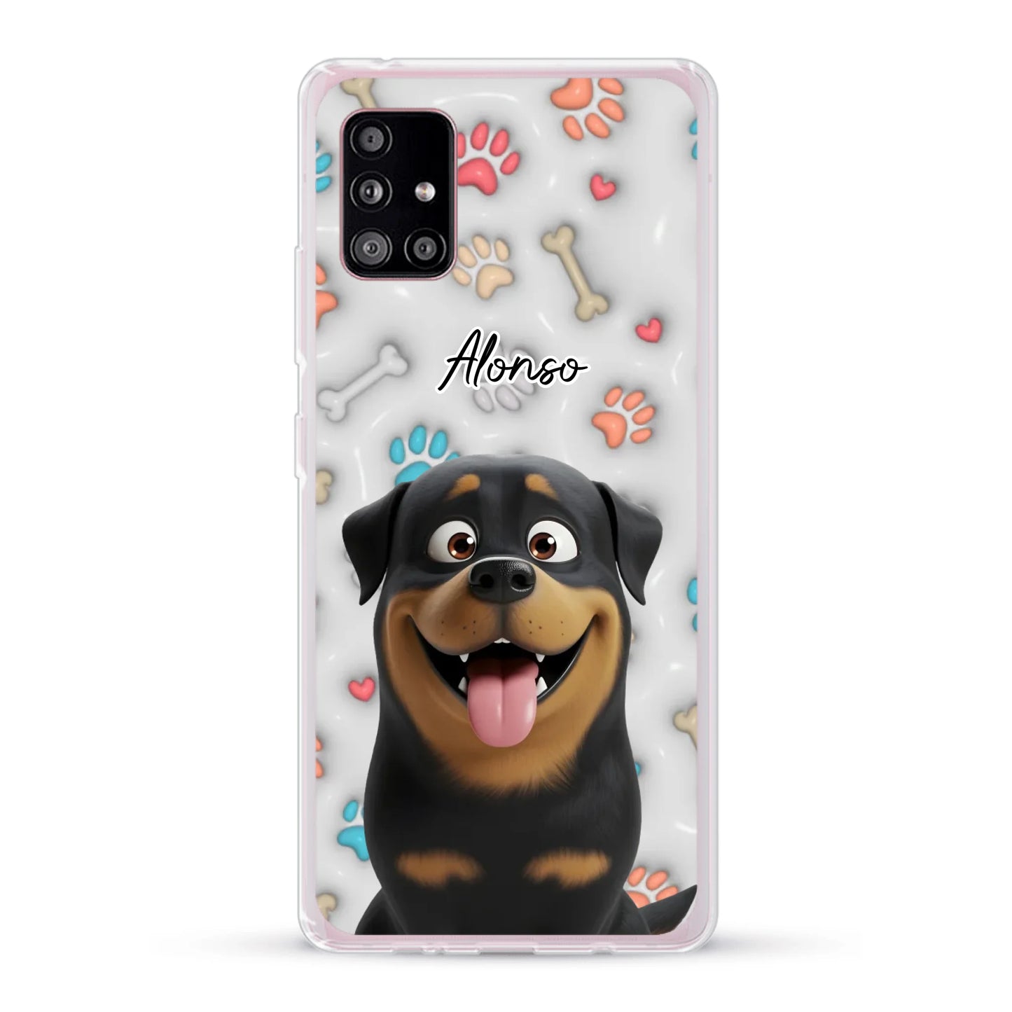 Mis patitas preferidas (Efecto 3D) - Funda personalizada