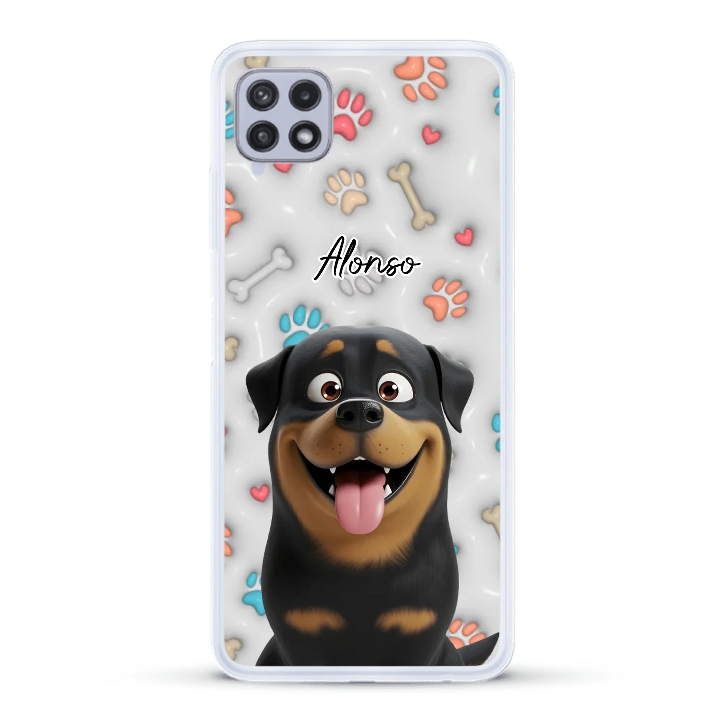 Mis patitas preferidas (Efecto 3D) - Funda personalizada