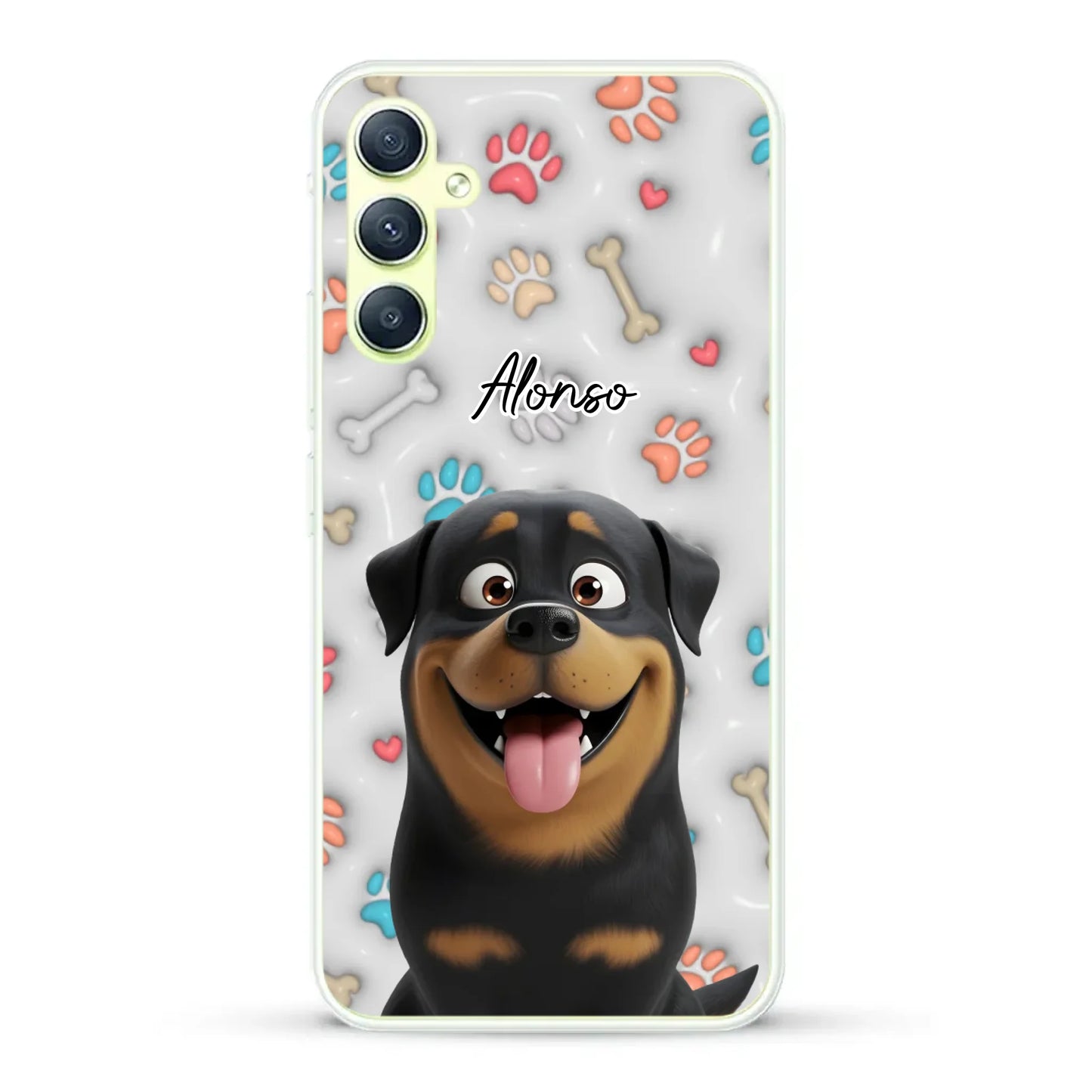 Mis patitas preferidas (Efecto 3D) - Funda personalizada