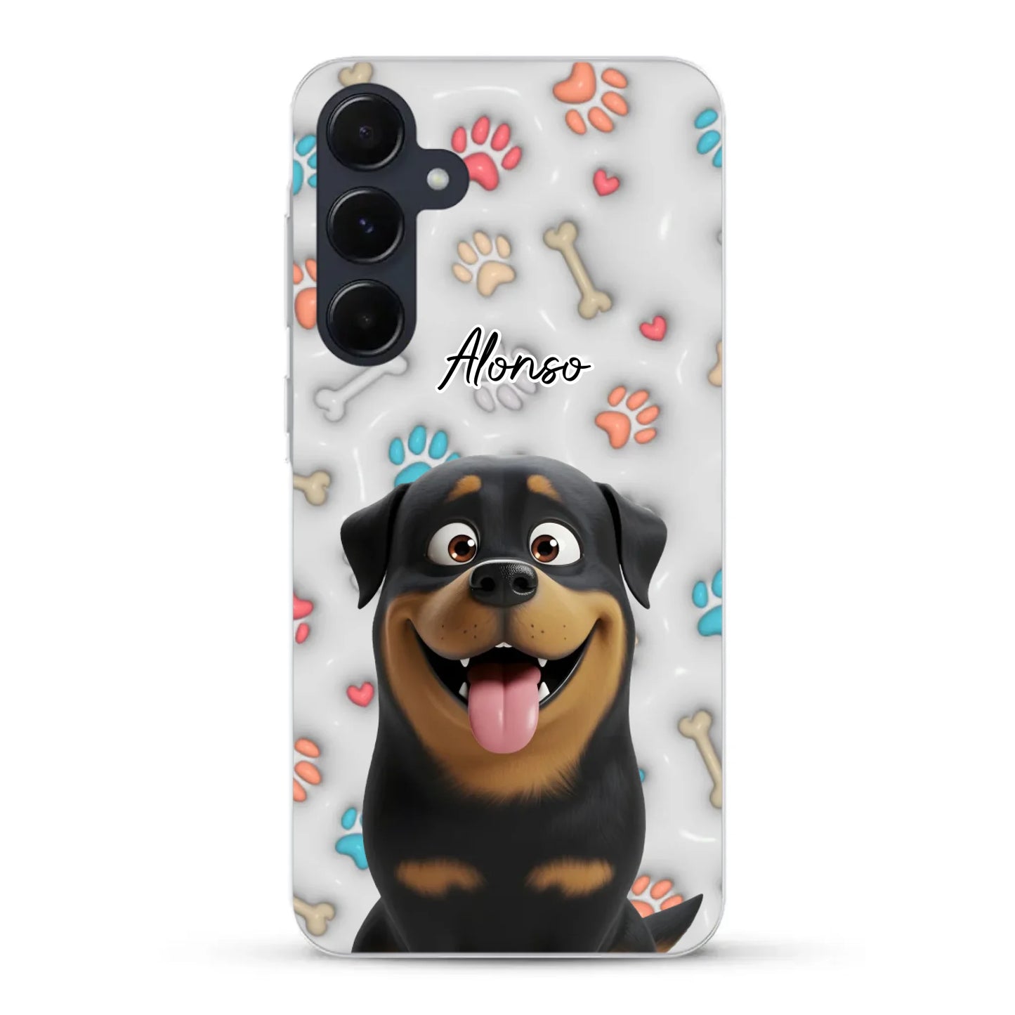 Mis patitas preferidas (Efecto 3D) - Funda personalizada
