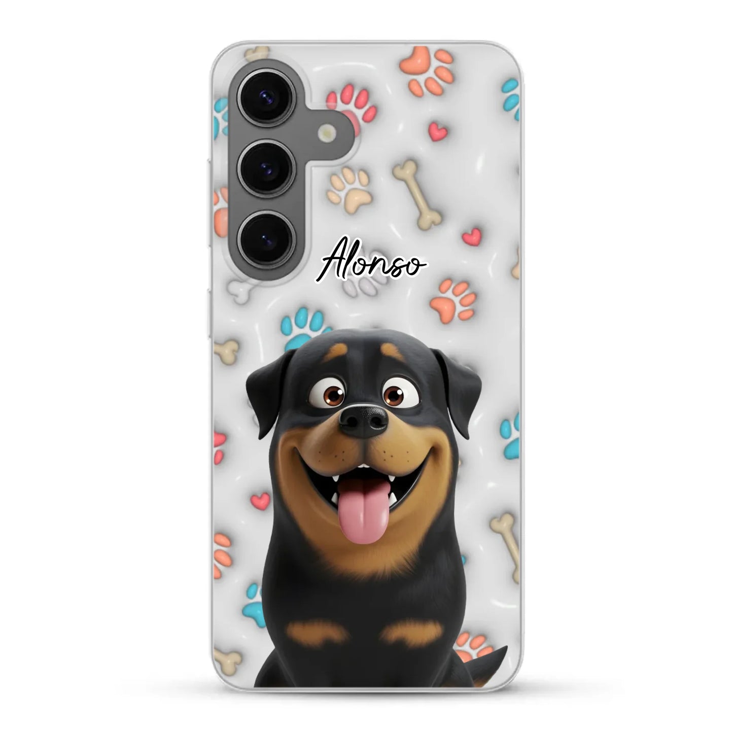 Mis patitas preferidas (Efecto 3D) - Funda personalizada