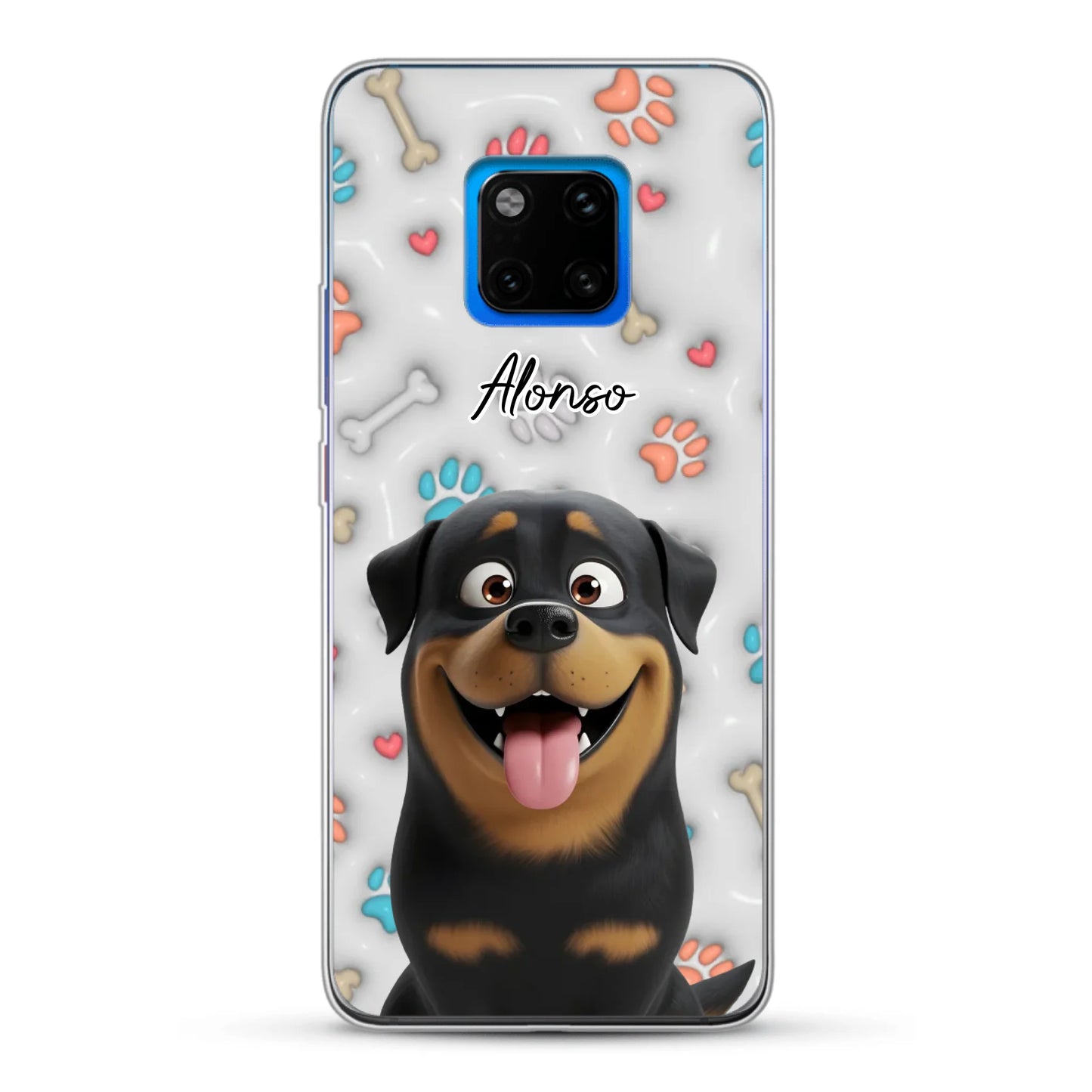 Mis patitas preferidas (Efecto 3D) - Funda personalizada