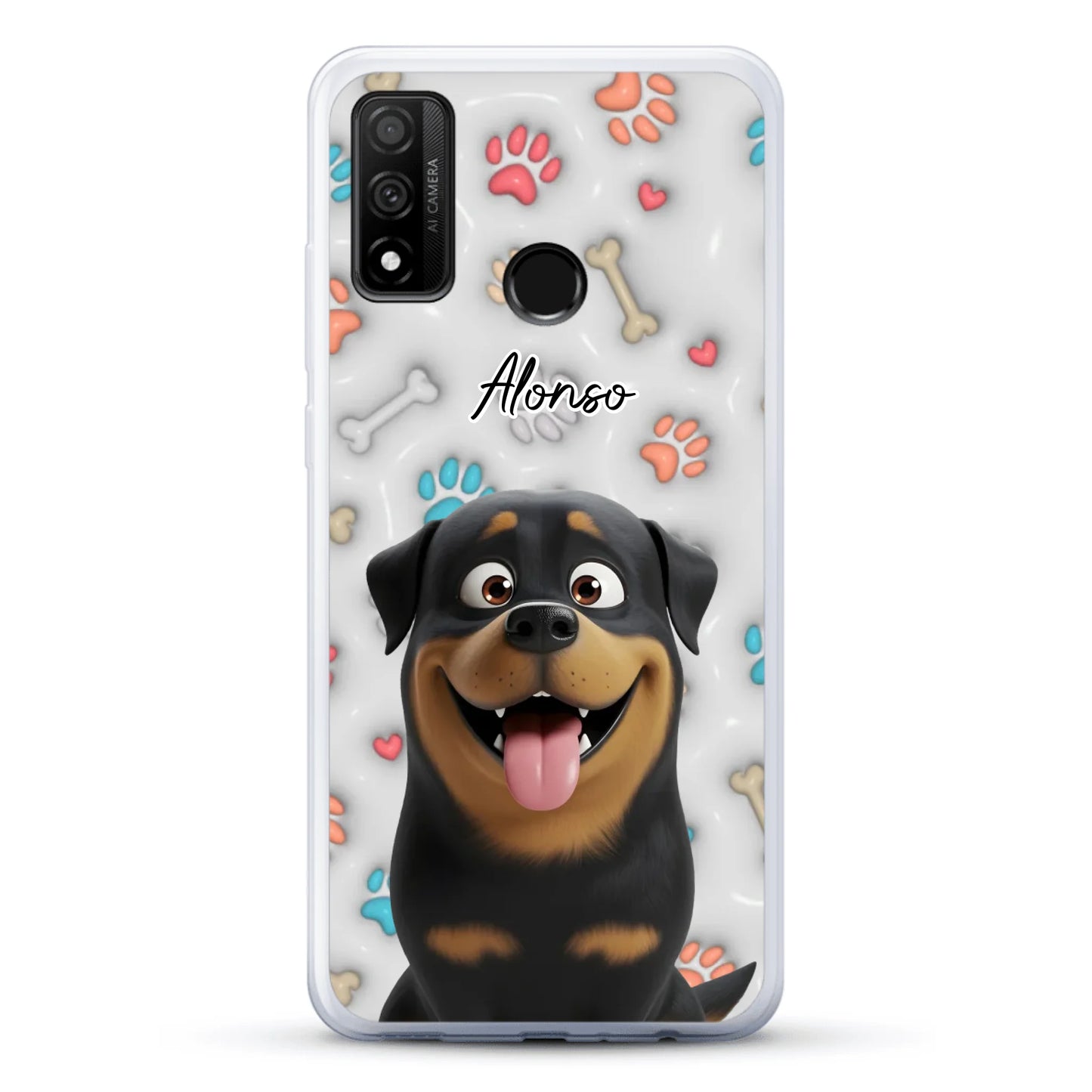Mis patitas preferidas (Efecto 3D) - Funda personalizada