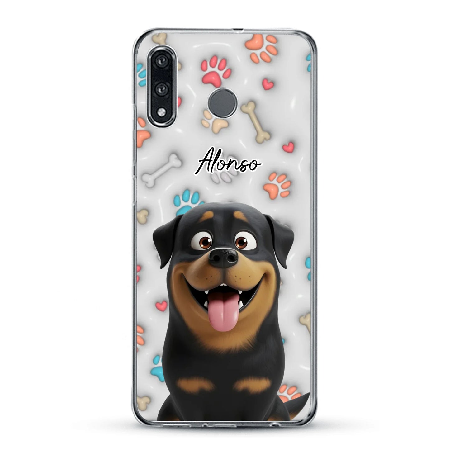 Mis patitas preferidas (Efecto 3D) - Funda personalizada