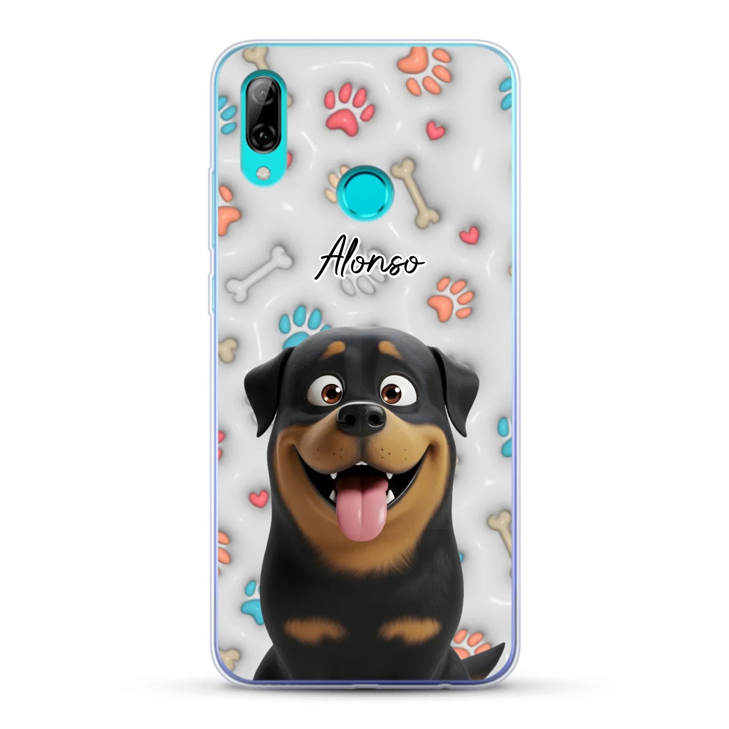 Mis patitas preferidas (Efecto 3D) - Funda personalizada