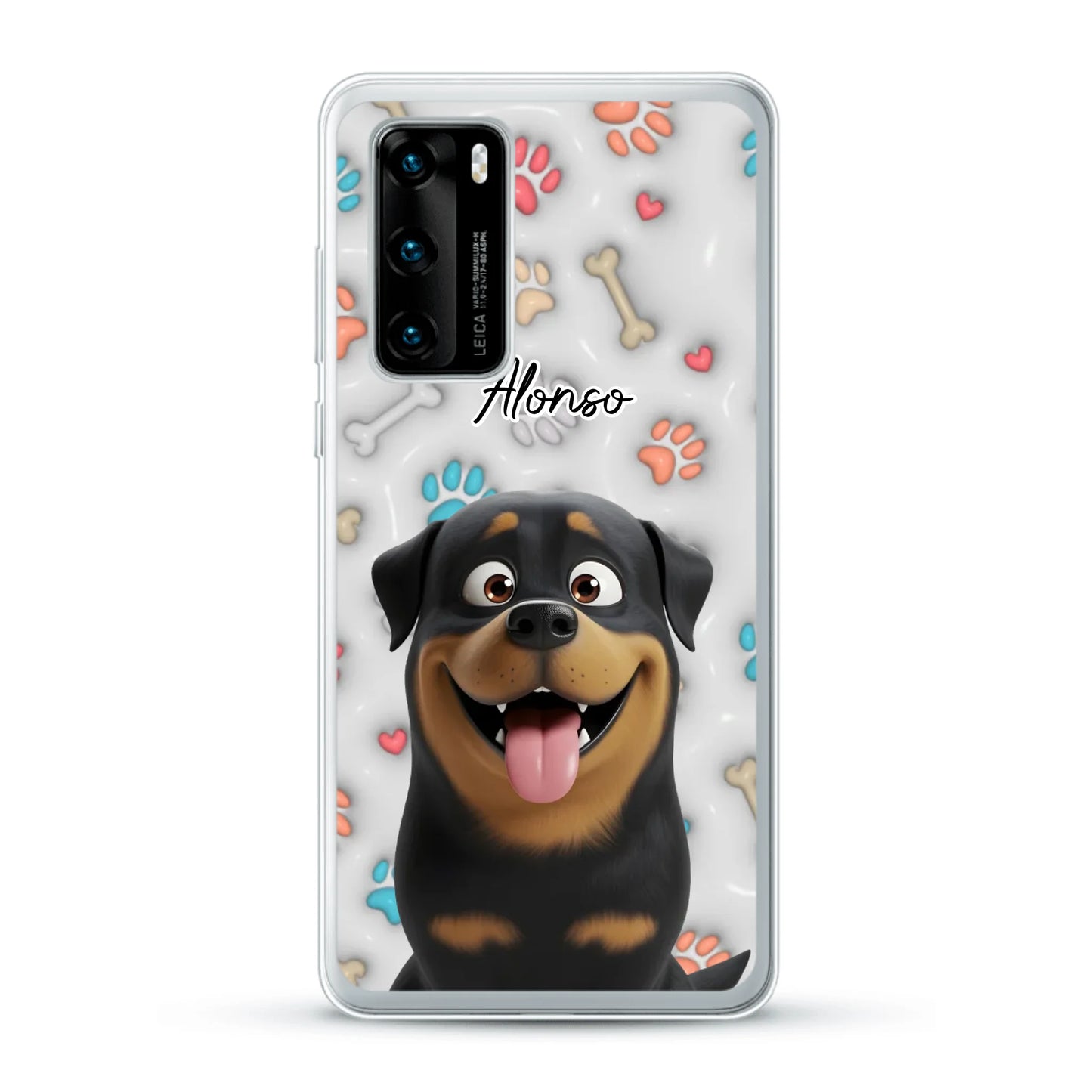 Mis patitas preferidas (Efecto 3D) - Funda personalizada