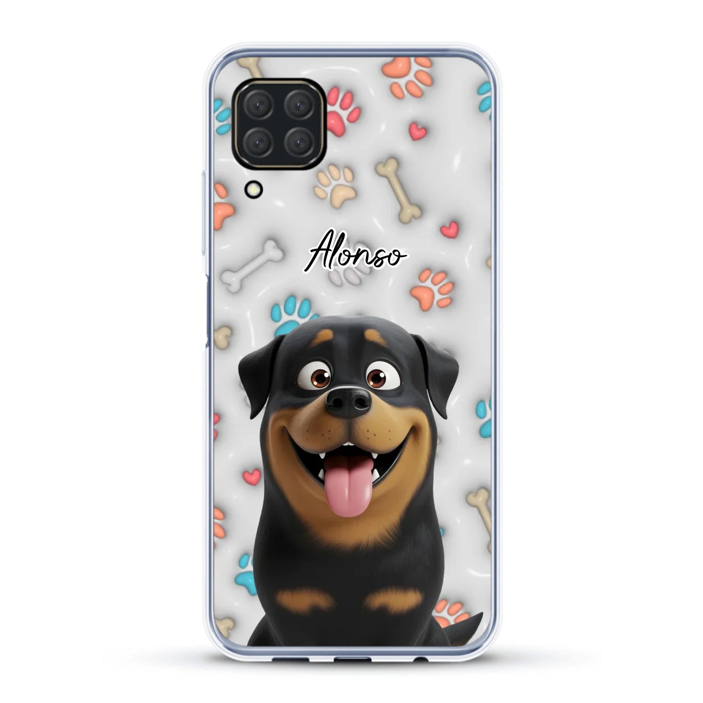 Mis patitas preferidas (Efecto 3D) - Funda personalizada
