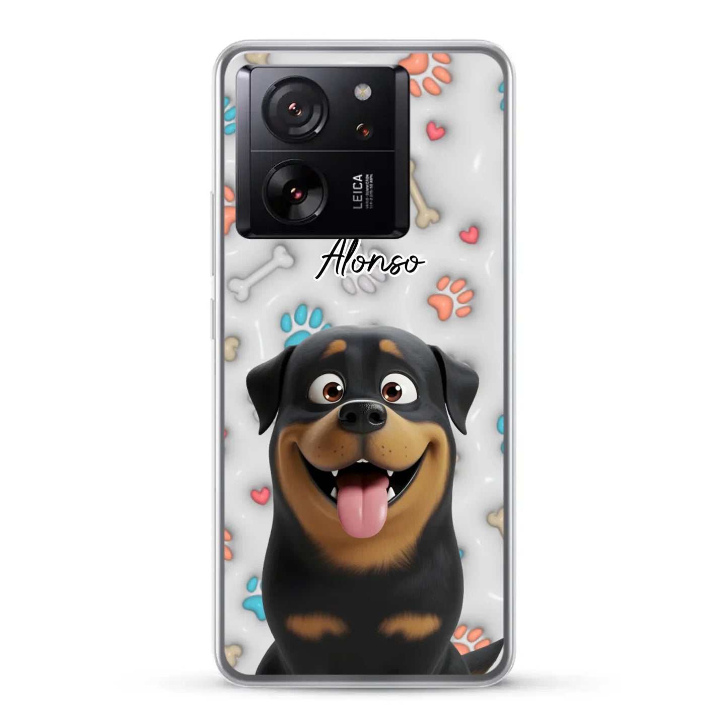 Mis patitas preferidas (Efecto 3D) - Funda personalizada