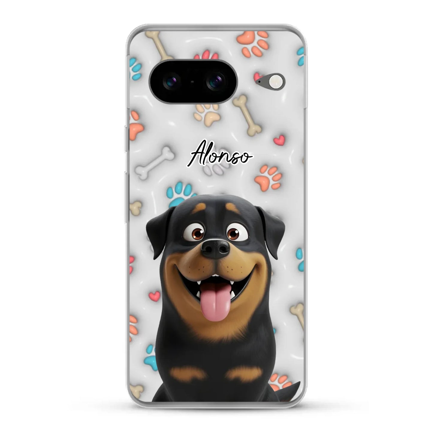 Mis patitas preferidas (Efecto 3D) - Funda personalizada