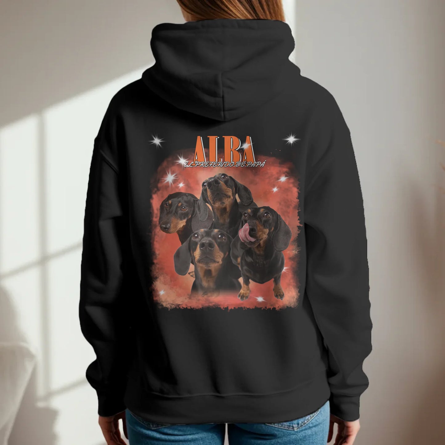 Tu foto noventosa - Sudadera personalizada