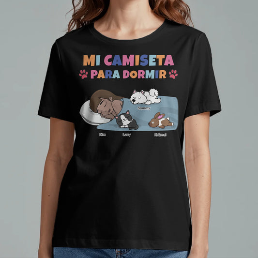 Mi camiseta para dormir - Camiseta personalizada