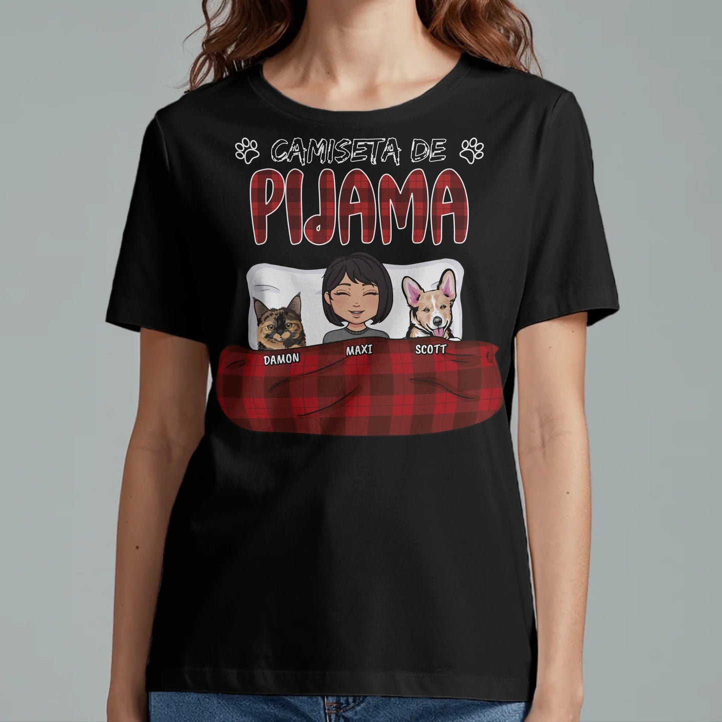Mi camiseta de pijama - Camiseta personalizada