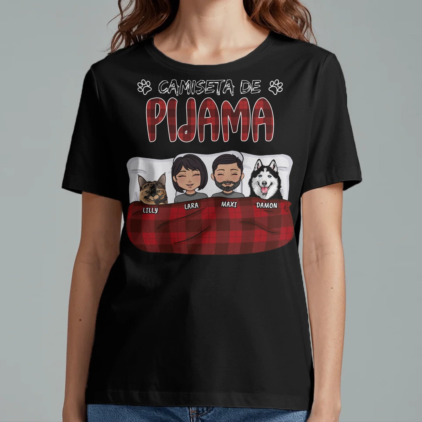 Nuestra camiseta de pijama - Camiseta personalizada