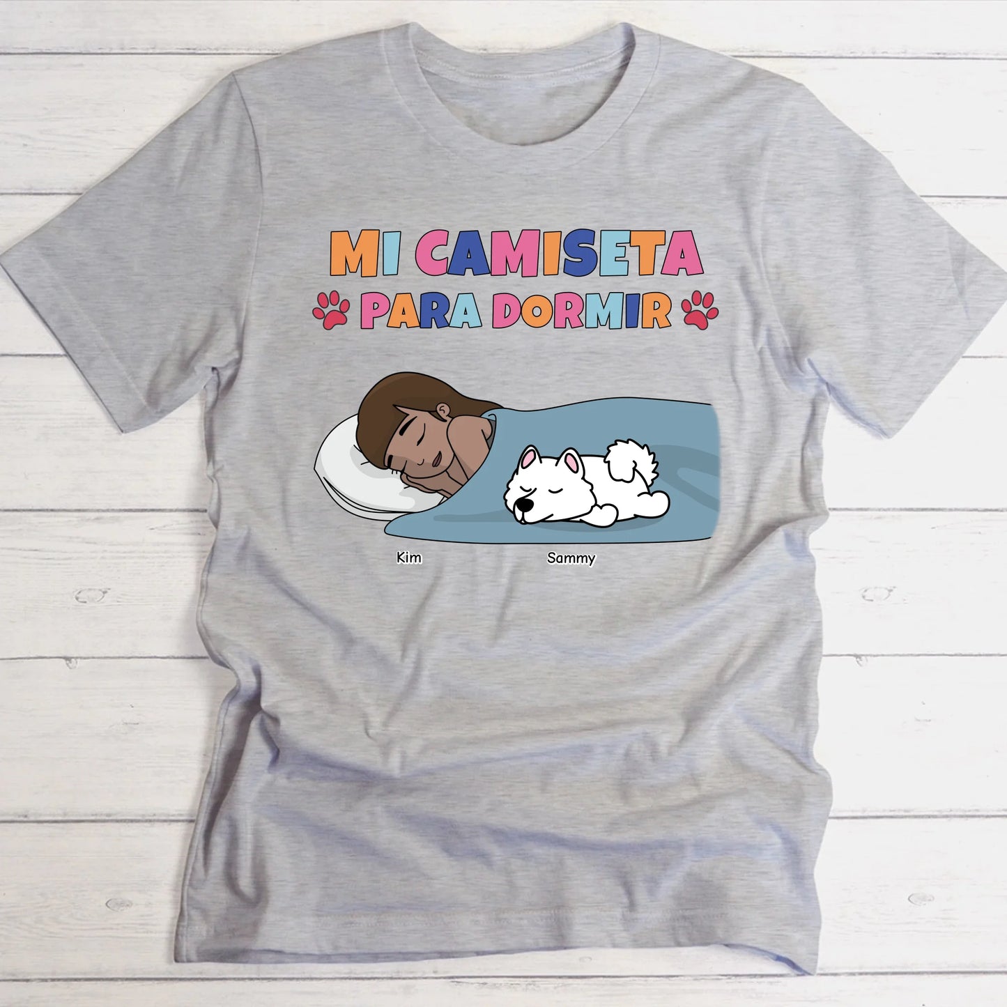 Mi camiseta para dormir - Camiseta personalizada