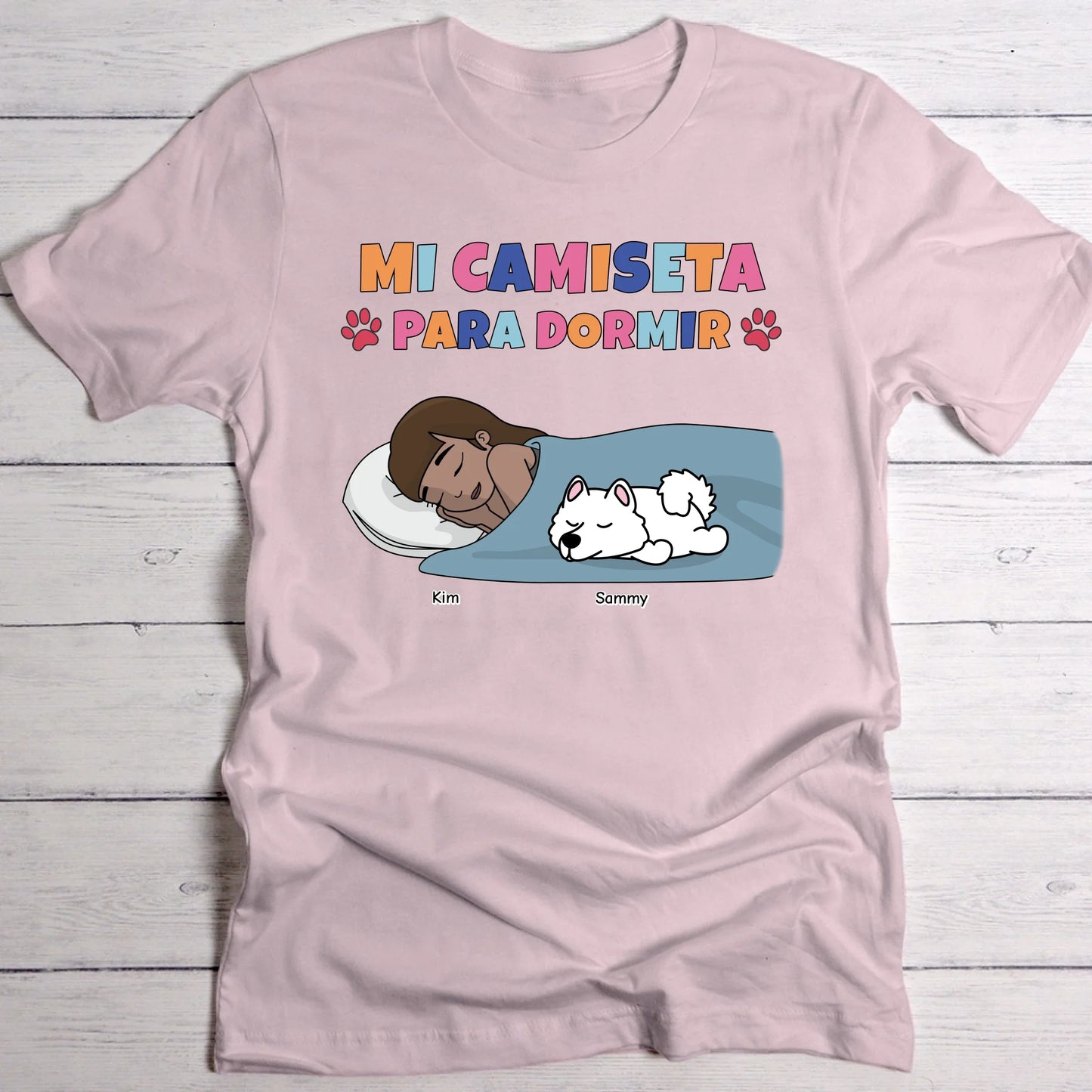 Mi camiseta para dormir - Camiseta personalizada