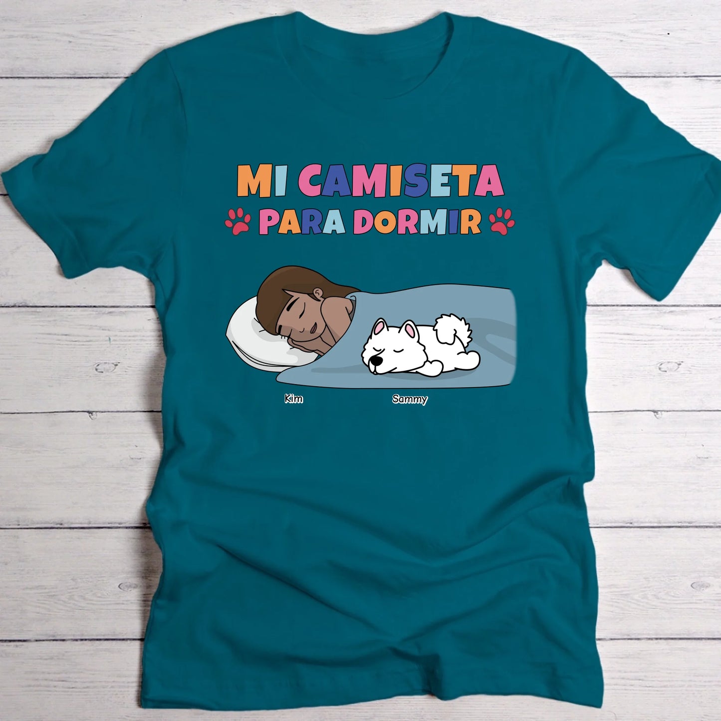 Mi camiseta para dormir - Camiseta personalizada