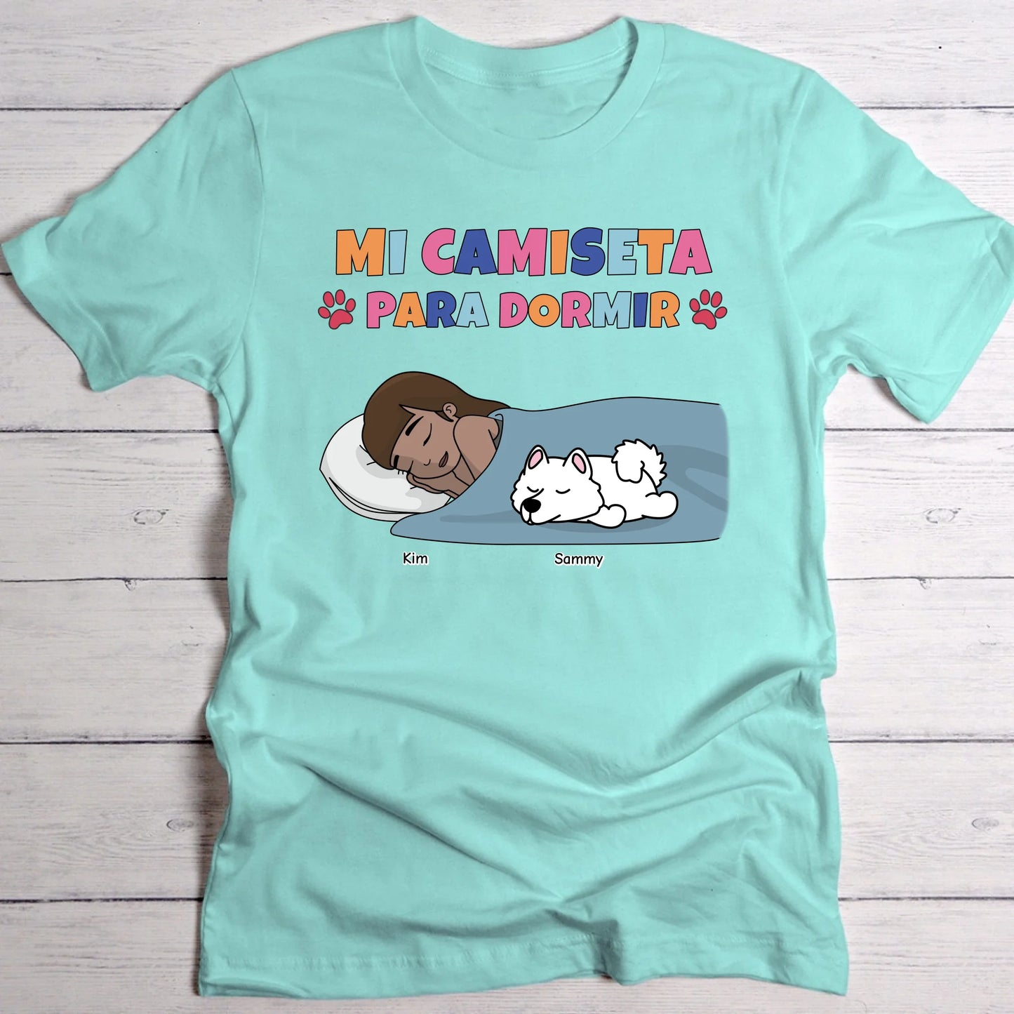 Mi camiseta para dormir - Camiseta personalizada