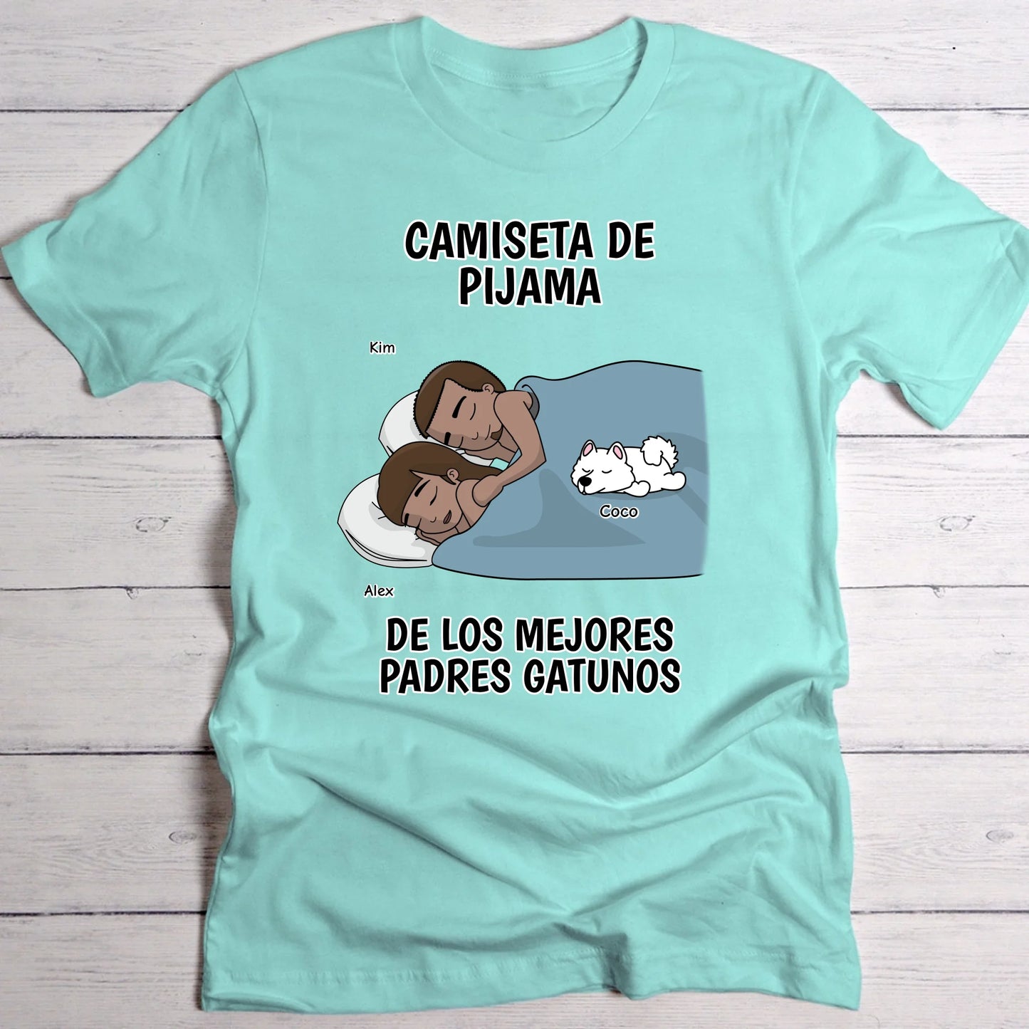 Los mejores pelupadres están durmiendo - Camiseta personalizada