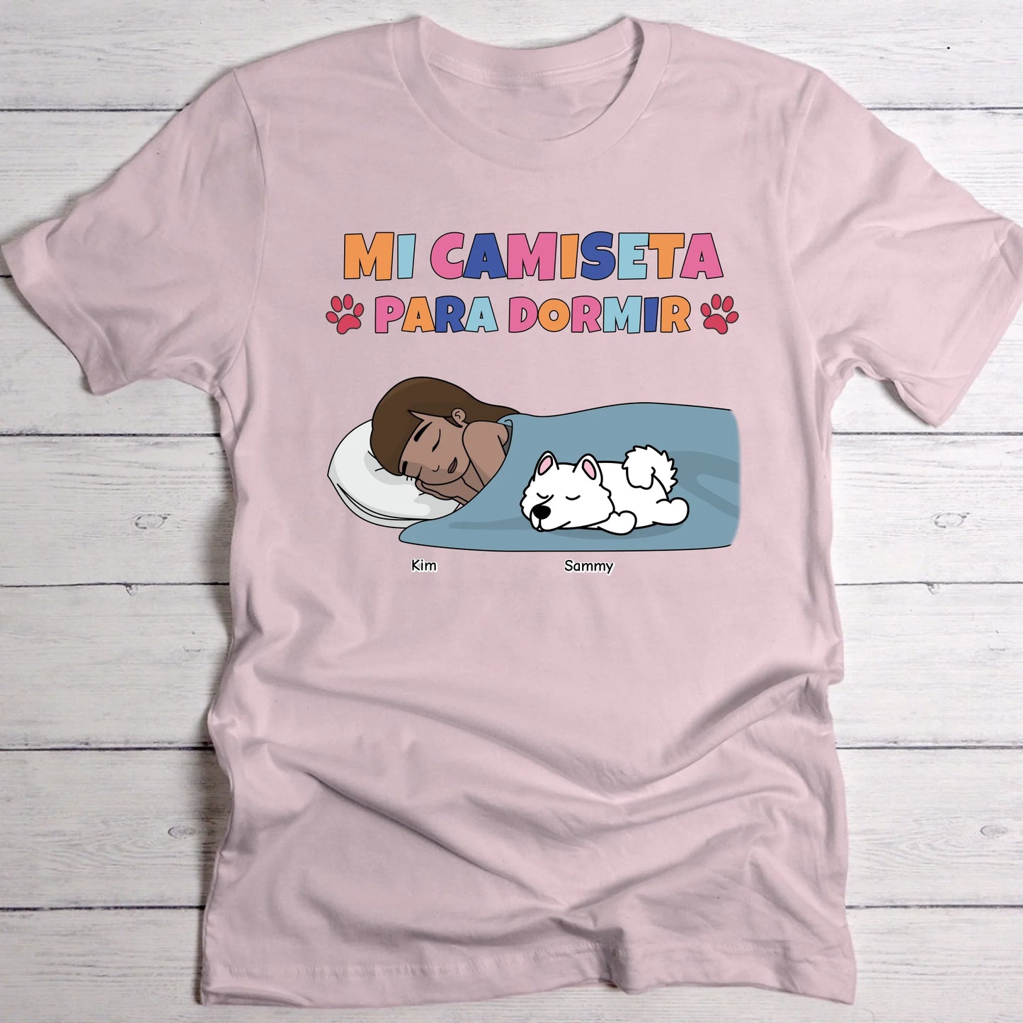 Mi camiseta para dormir - Camiseta personalizada